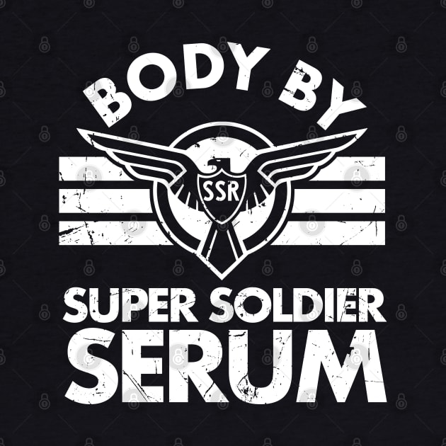 Body By Super Soldier Serum by PopCultureShirts